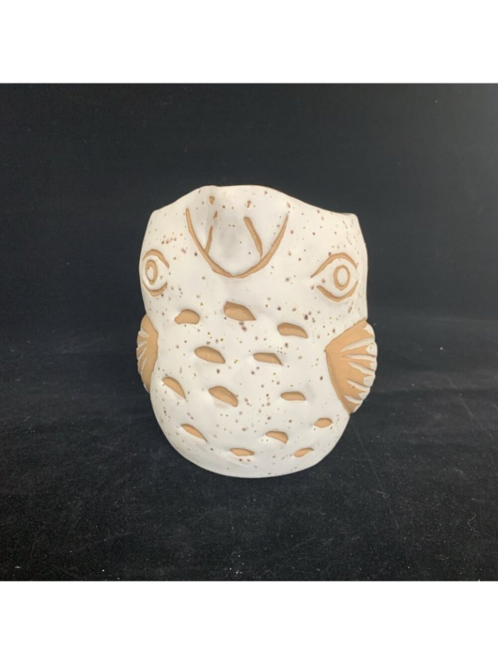 Anthropologie Linda Hsiao 5" Knotwork Bird Pitcher Vase Planter White Stoneware - Picture 4 of 8
